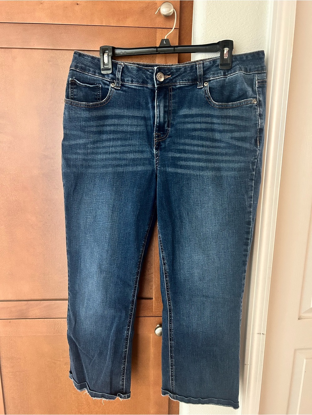 Dark Blue M Jeans by Maurices Women's 16 short